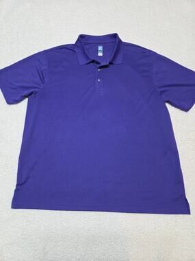 PGA Tour Purple Short-Sleeve Polo